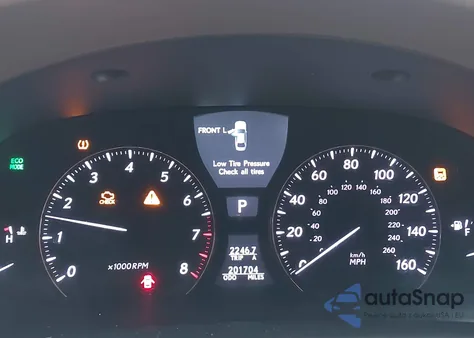 2010 Lexus Ls 460 from USA, damaged, VIN JTHCL5EF0A5004860